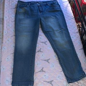 Ava & Viv Boyfriend Crop 18w Jean